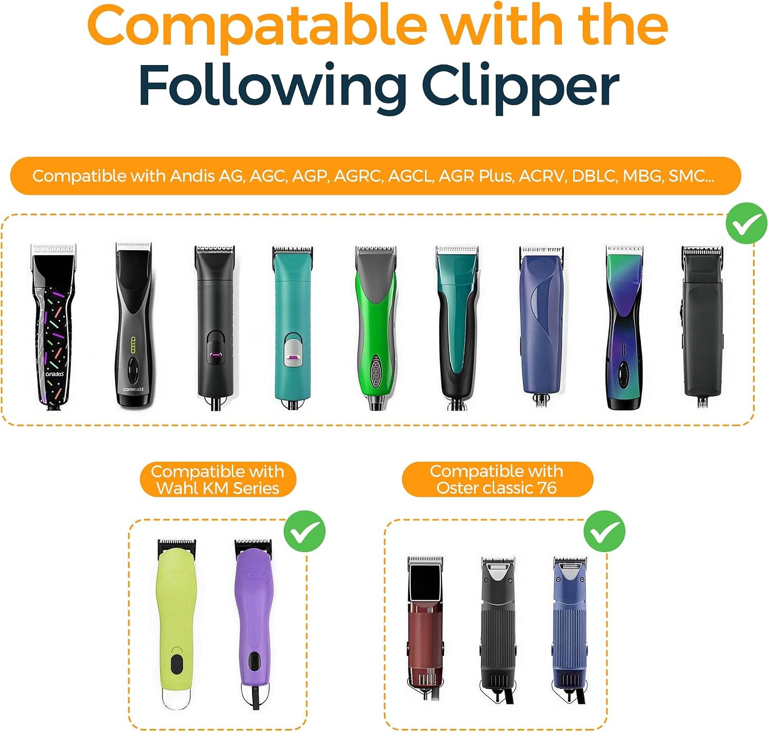 Azooloi 3FC pet grooming blade showcasing universal snap on design for professional clippers