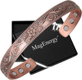 MagEnergy copper magnetic therapy anklets front view for circulation support