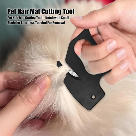 Ergonomic handle of the Flasidu pet hair detangling tool.