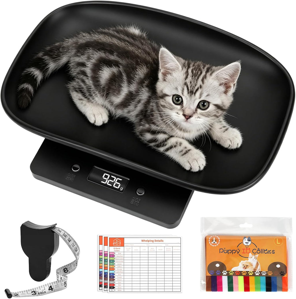 Digital Pet Scale, Puppy Scale for Weighing, Puppy Whelping Scale, Newborn Pet Weighing, Accurate Small Animal Scales for Kitten Hedgehog, Multi-Function LCD Scale,Max 33lb, 11.4 inch - Image 9