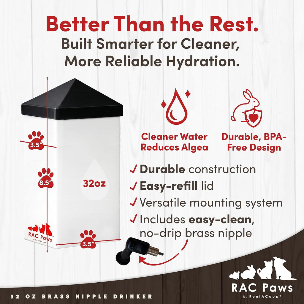 RentACoop water bottle brass nozzle detail