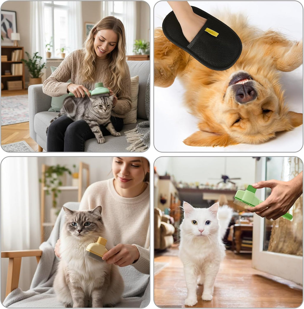 Complete packaging of the imported Dhgate three piece pet hair removal set