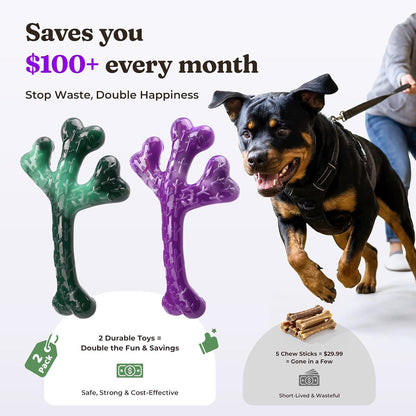 Side profile of Frienhund aggressive chewer toys