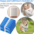 JoyHuaTrade odor barrier cat waste liners showing tear resistant material testing view.