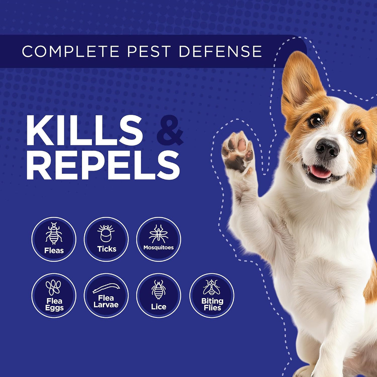 Authentic USA imported TevraPet pest prevention for extra large dogs