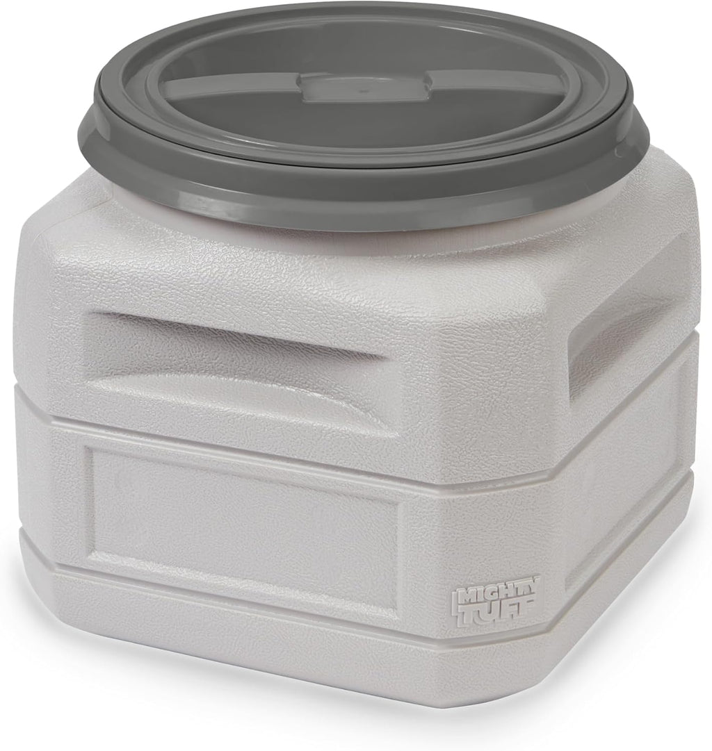 Mighty Tuff Airtight Dog Food Storage Container - 13 Gal, up to 54 lb Capacity - Cat and Dog Food Container with Twist Lid & Handles - BPA-Free, Made in USA - Image 10