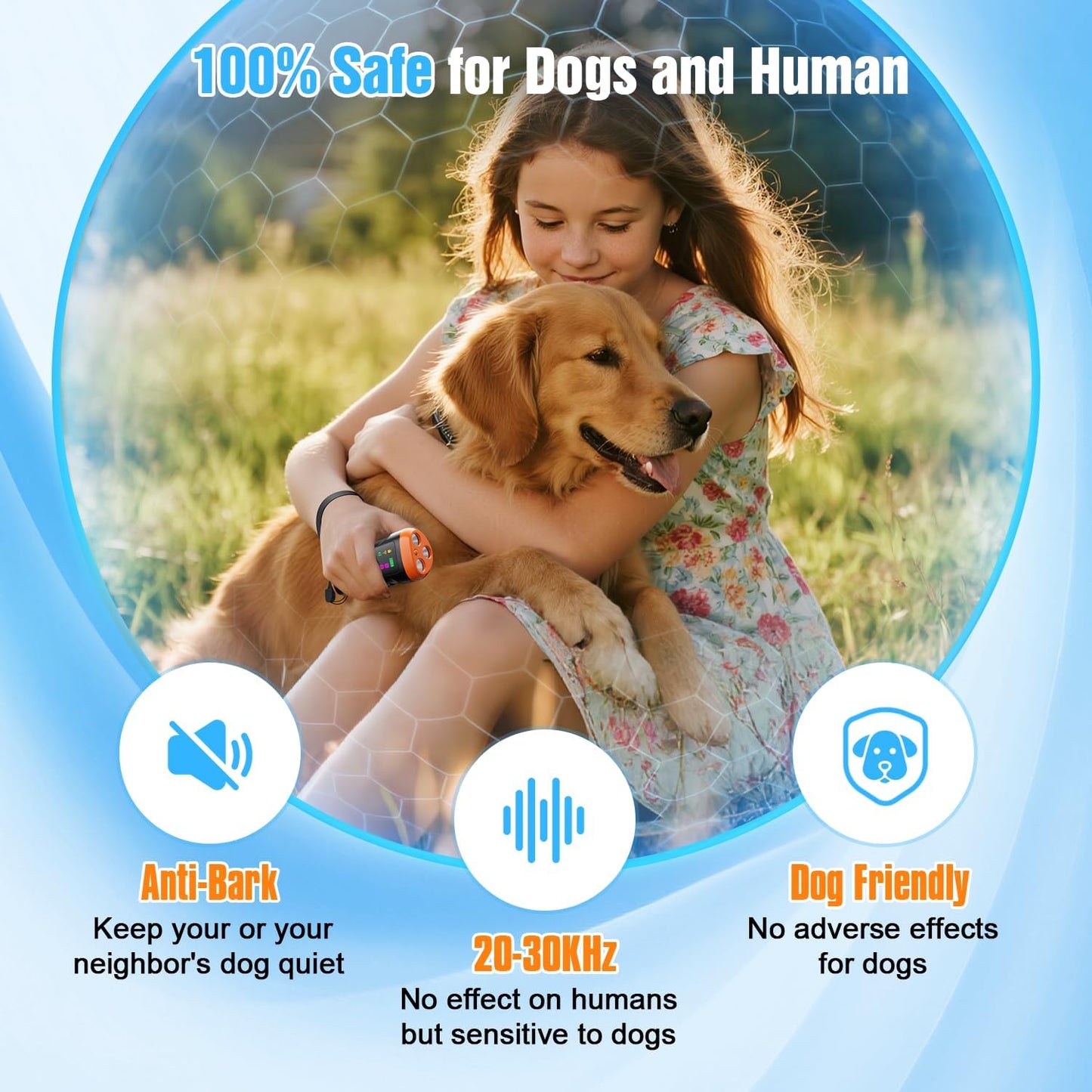 Rechargeable ultrasonic dog behavior correction tool packaging