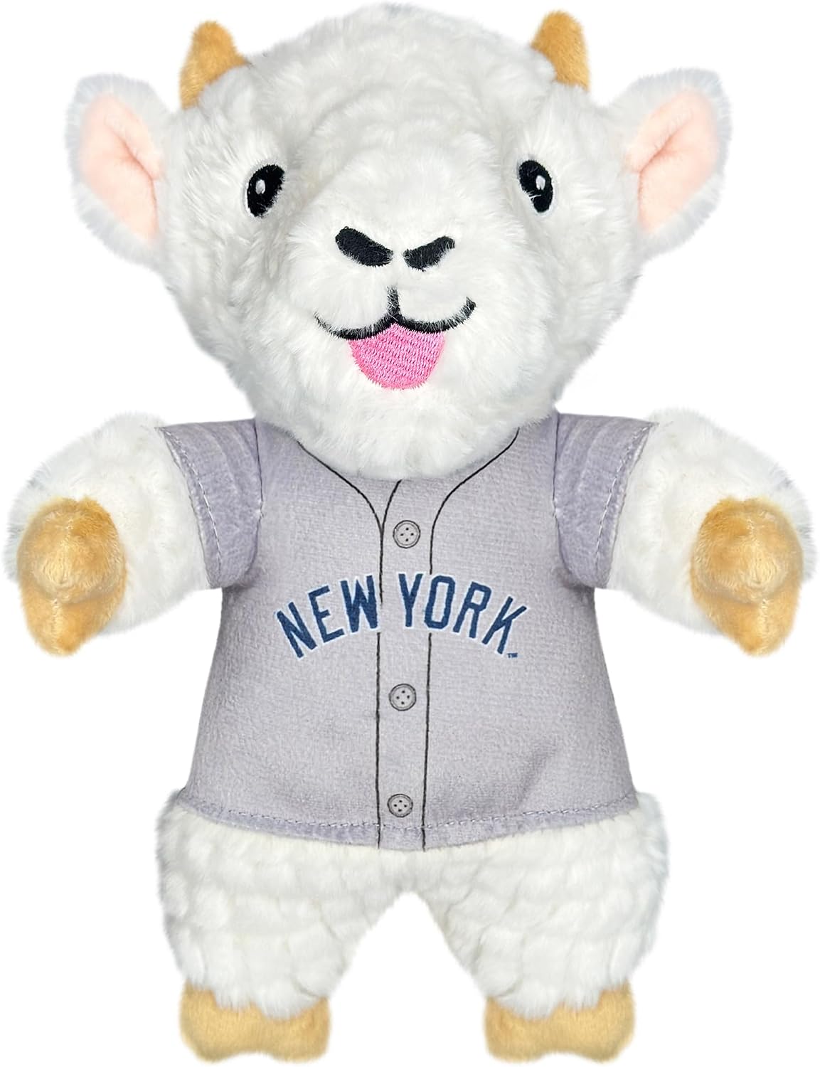 Imported USA sports themed plush toy containing crinkle paper and squeaker.