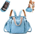 Grluvxo everyday bag front view in blue