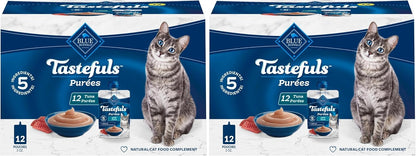 Blue Buffalo Tastefuls Pures Variety Pack Wet Cat Food Complement (Chicken & Tuna) Made with Natural Ingredients, for All Life Stages, 3-oz. Resealable Pouches (12 Count) - Image 14