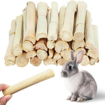 Packaging of Jorewood 33 pieces rabbit chew toys showing diverse flavors.