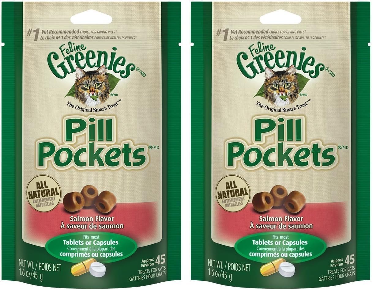 Greenies Feline Pill Pockets for Cats Natural Soft Cat Treats, Chicken Flavor, 3 oz. Pouch (85 Treats) - Image 11