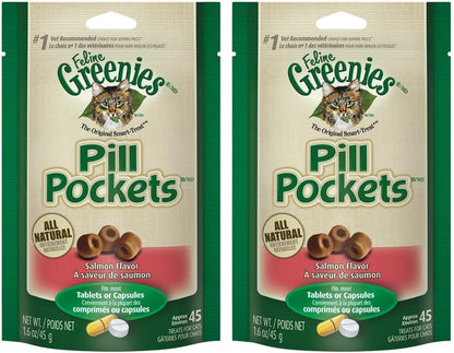 Greenies Feline Pill Pockets for Cats Natural Soft Cat Treats, Chicken Flavor, 3 oz. Pouch (85 Treats) - Image 11