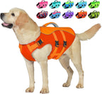Petglad Dog Life Jacket, High Buoyancy Dog Life Vest with Handle for Swimming Boating, Adjustable Swimming Vest with Reflective Trim for Small Medium Large Dogs - Pink, L - Image 9