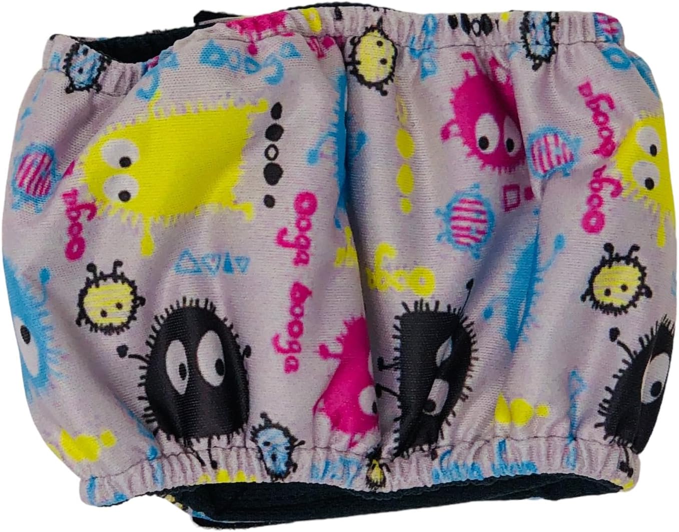 Adjustable hook and loop closure design on Barkertime Medium male dog belly band.