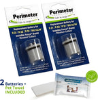 Water tight electronic collar battery replacements for dogs