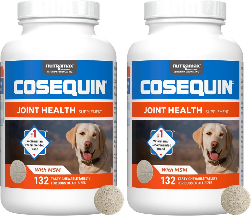 Nutramax Cosequin for Dogs Joint Health Supplement, Contains Glucosamine for Dogs, Plus Chondroitin and MSM, Supports Healthy Joints, For All Breeds and Sizes, Chewable Tablets, 132 Count - Image 11