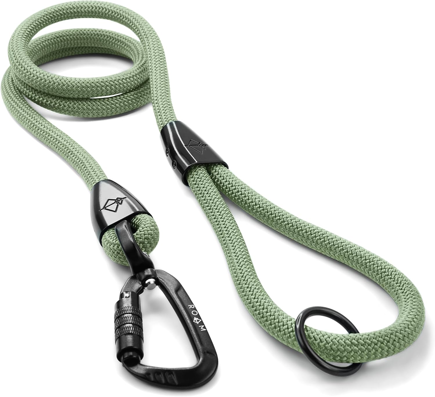 MADE TO ROAM Premium Explorer Leash - Climbing Rope Leash with Autolocking Aviation Aluminum Carabiner - California Horizon, 6ft - Image 10