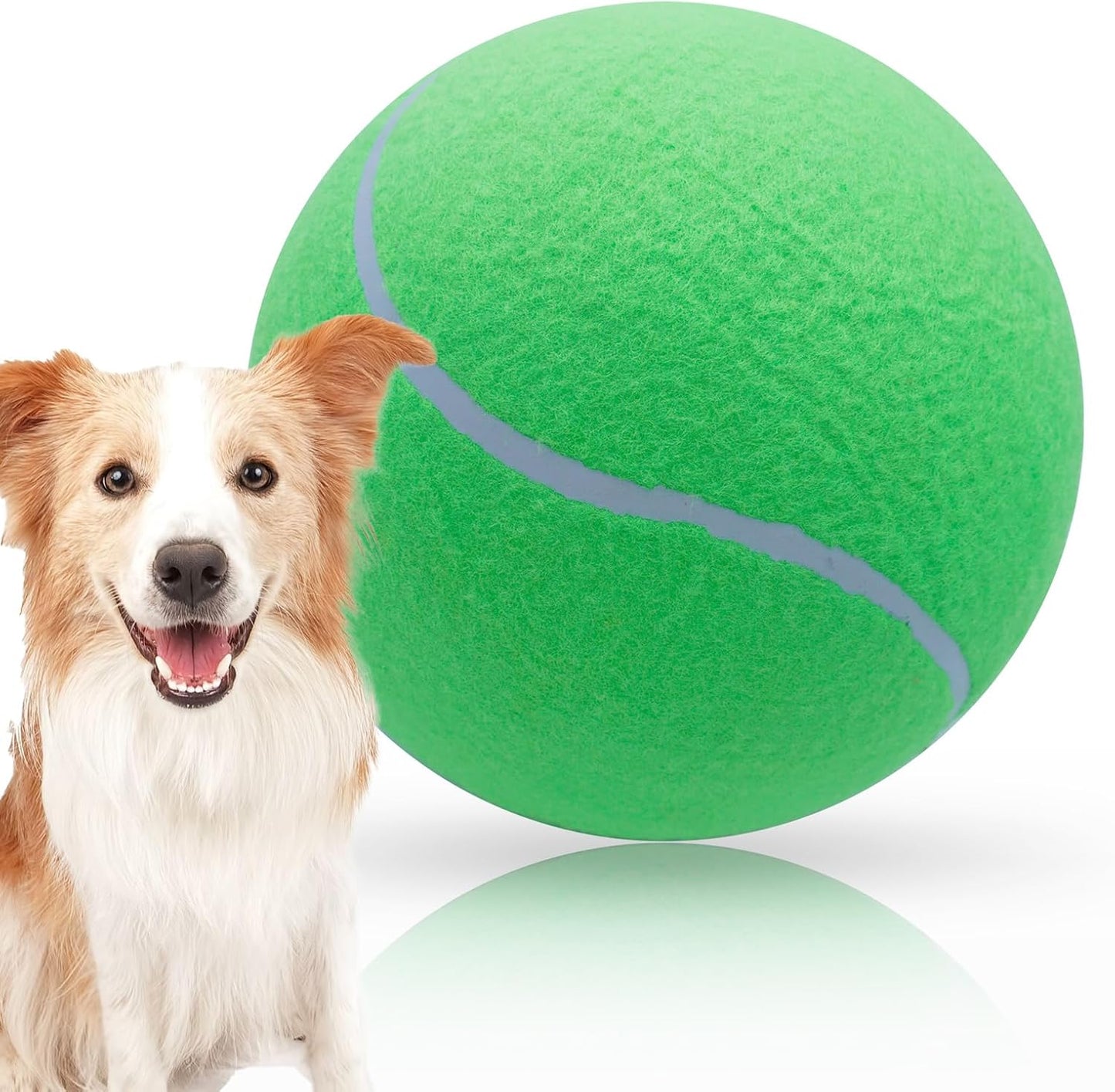 Banfeng Big Tennis Ball for Dogs, Giant Dog Tennis Ball Toy Large Outdoor Sports Gift for Small Medium Large Dog (Yellow, 9.5 inch) - Image 10