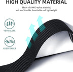 Reflective dog collar accessory for night time visibility