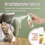 Non-toxic pet deterrent spray for home usage.