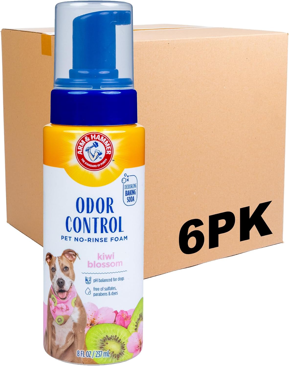 Arm & Hammer for Pets Super Deodorizing Dog Spray with Baking Soda for Odor Control Freshens Coat Between Baths pH Balanced Formula for Dogs Kiwi Blossom 8 FL OZ Single Dogs and Puppies Grooming - Image 11