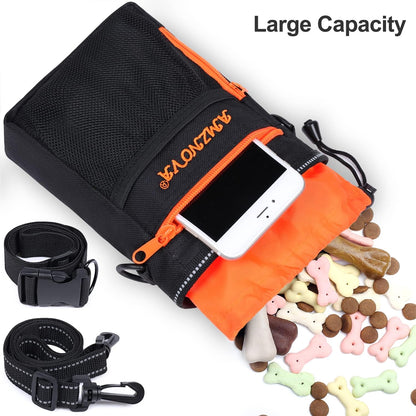 AMZNOVA multi pocket pet walking fanny pack with waist belt