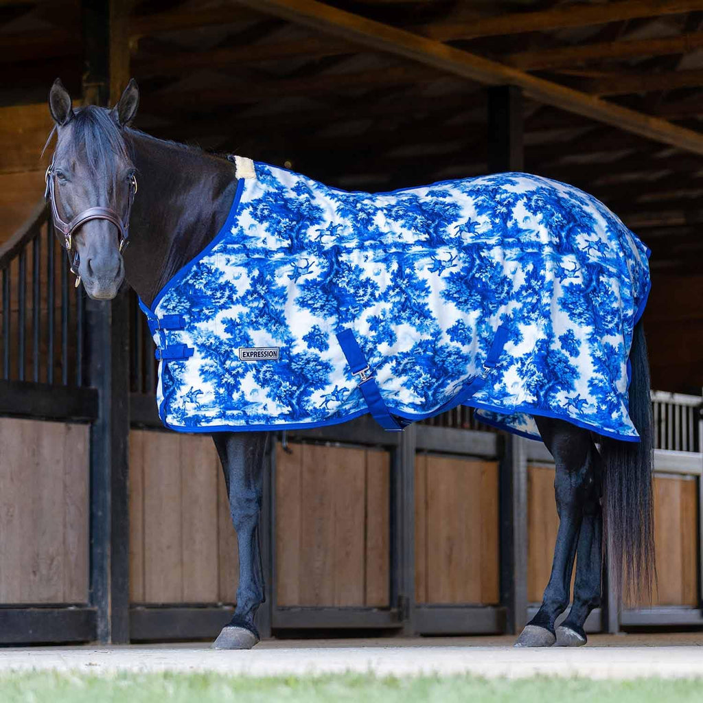 Jeffers Expression Standard Neck Fleece Cooler Horse Blanket front view