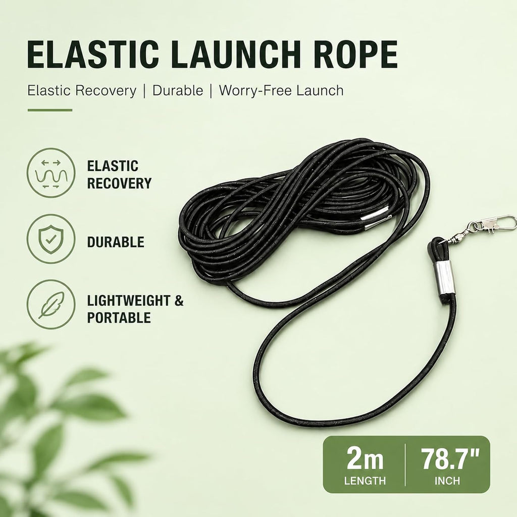 Stainless steel swivel hook attached to the bird training leash