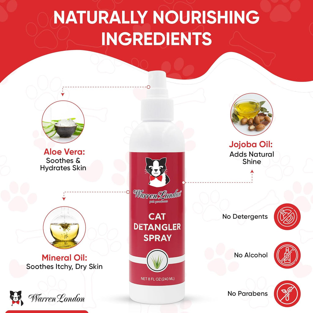Premium USA imported cat grooming spray for knots