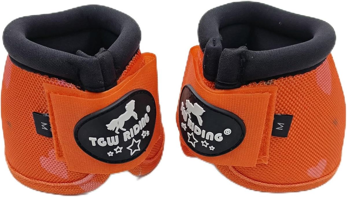 2520D Horse Bell Boots No-Turn Horse Bell Boots, Equine Ballistic Hoof Overreach Bell Boot, Pair - Image 12