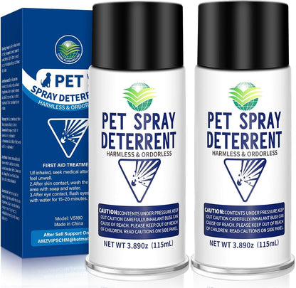 Piutezo cat deterrent spray refill two pack front packaging view