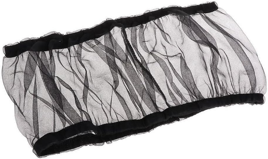 Close up of stretchy nylon material on bird cage skirt guard