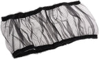 Close up of stretchy nylon material on bird cage skirt guard