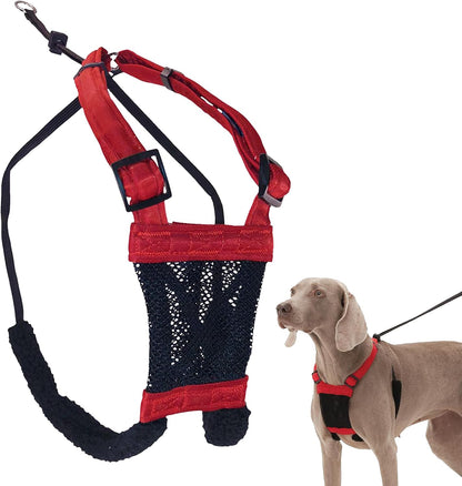Sporn No Pull Dog Harness, Durable Nylon Mesh Harness for Large Dogs, No Choke Design, Padded Restraint Sleeves, Adjustable Fit, Easy On/Off, Large/XL for Extra Large Breeds, Black - Image 11