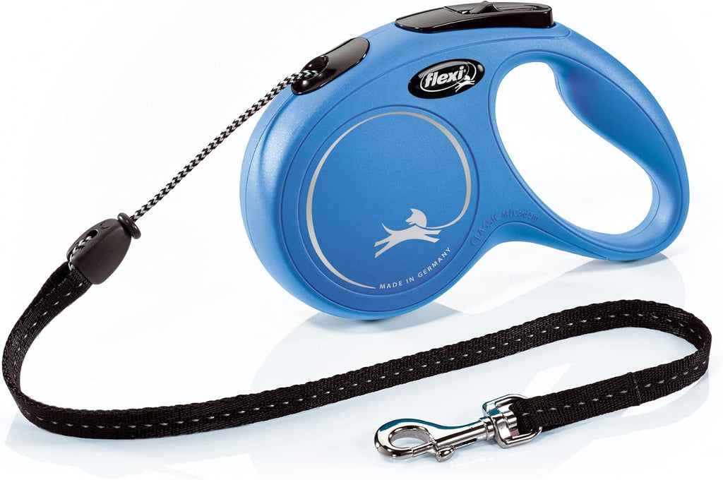FLEXI Classic Cord Retractable Dog Leash for Small Dogs up to 26 lbs. - 16 ft., Blue | Tangle-Free Cord Design with One-Handed Brake, Pause, Lock|German Quality Product - Image 12