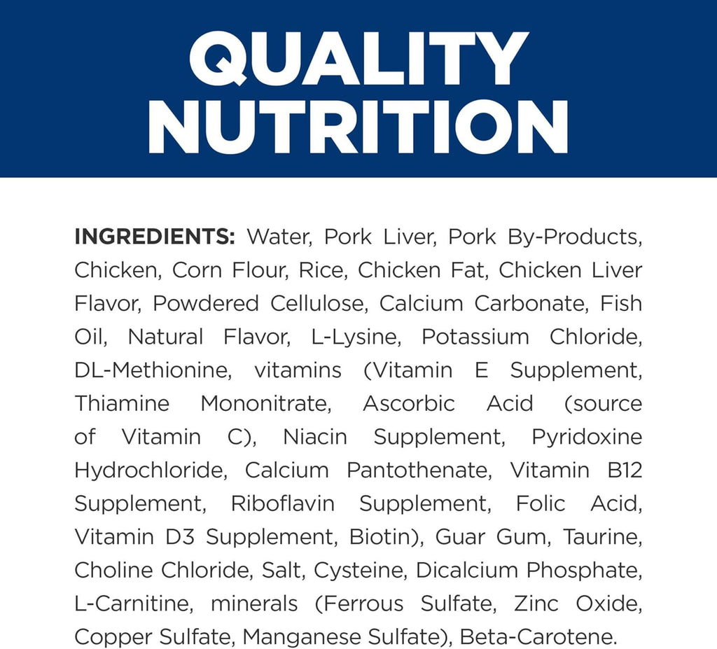 Hills veterinary diet cat food ingredients and feeding guide