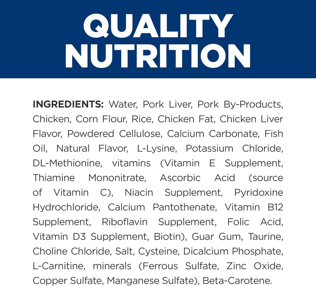 Hills veterinary diet cat food ingredients and feeding guide