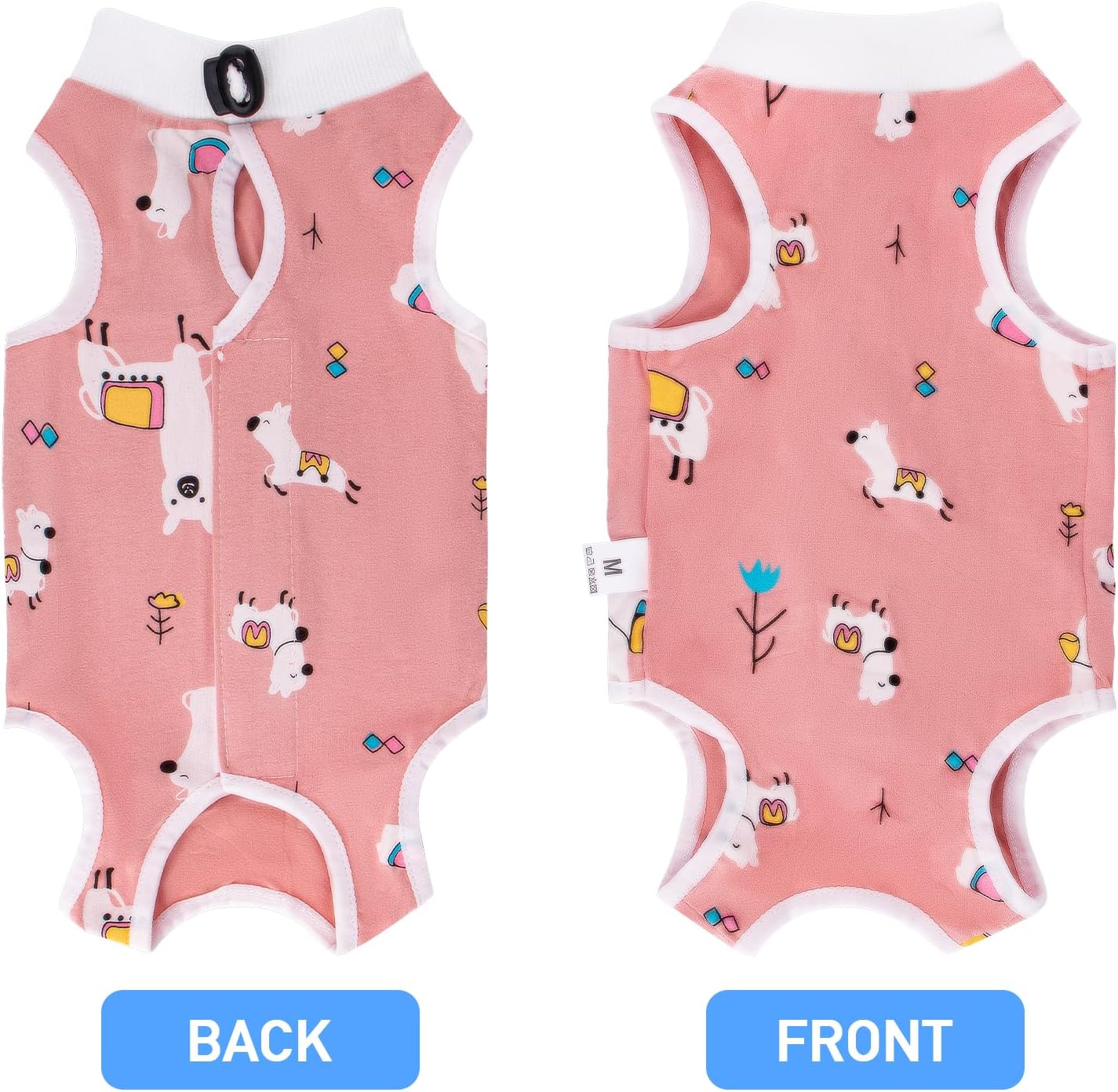 Coppthinktu cat recovery suit female lying down comfortably alternative to cone