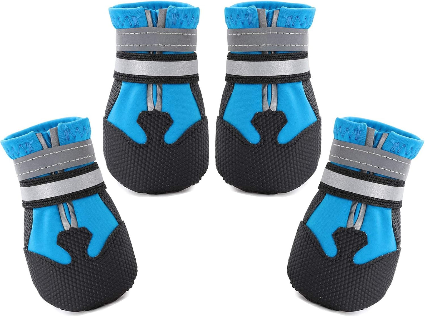 Interior mesh material view of Dimicoo durable dog boots