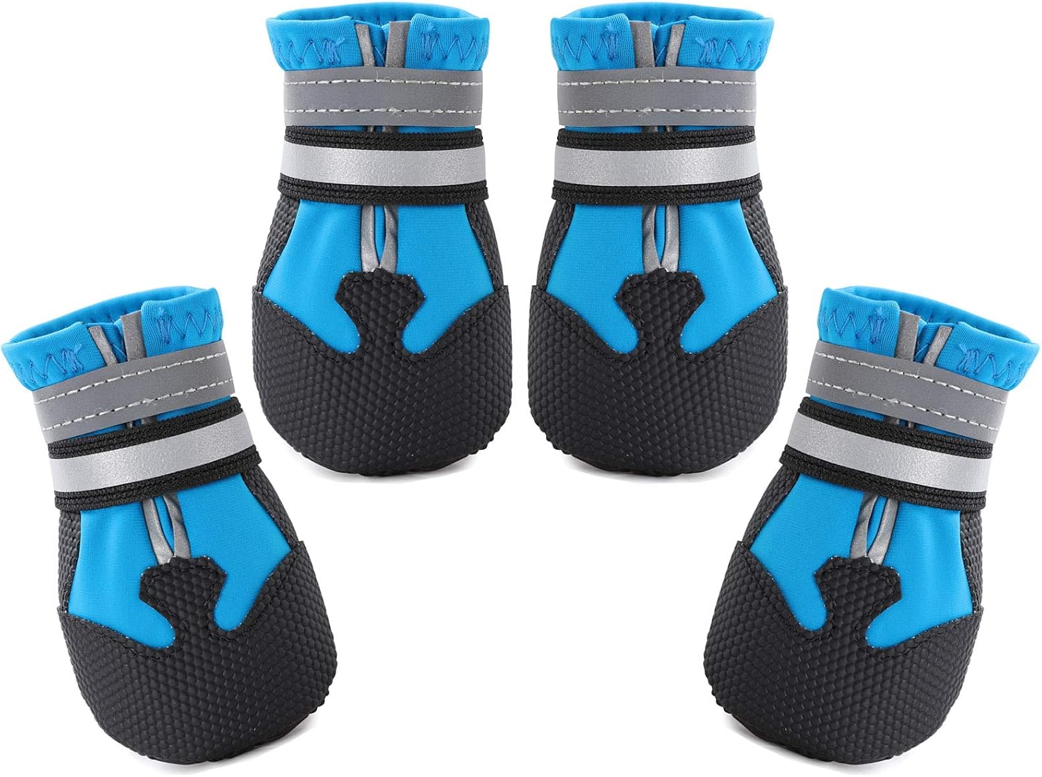 Interior mesh material view of Dimicoo durable dog boots
