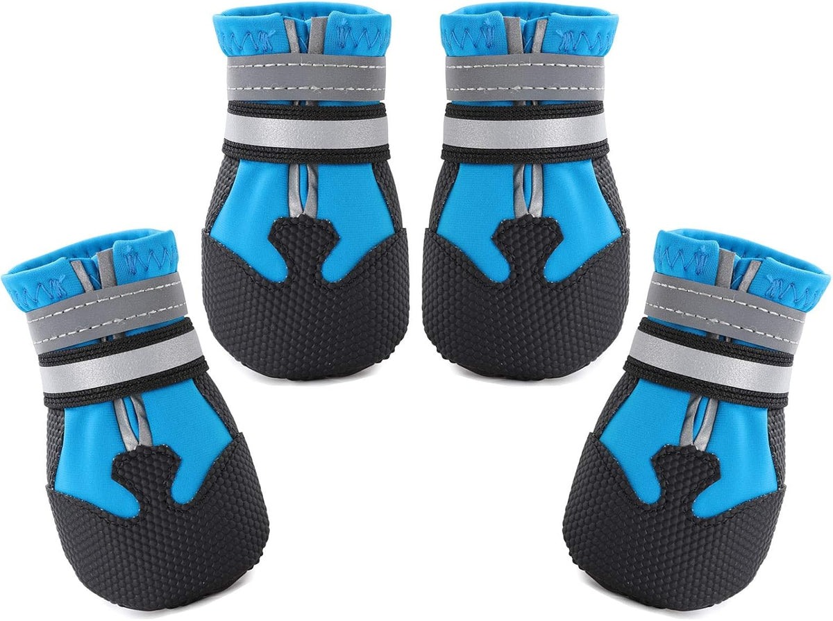 Interior mesh material view of Dimicoo durable dog boots
