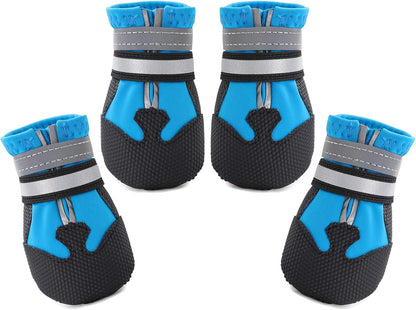Interior mesh material view of Dimicoo durable dog boots