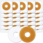 Siifert Ostomy Barrier Rings front view showing thirty count hard plastic storage packaging box