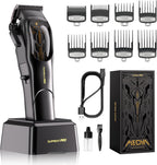 SUPRENT PRO professional hair clippers front view showing mecha design