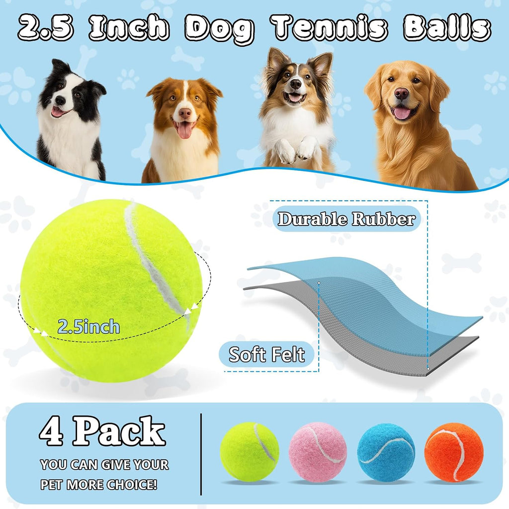 Magicorange dog fetch balls multicolor set