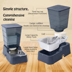 Meikuler gravity dog waterer featuring the hygienic 304 stainless steel drinking bowl