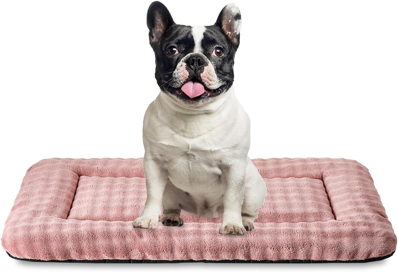 Pet Bed Mat Crate Pad for Cats Small Dogs, Washable Soft Pet Sleeping Mat Kennel Pad with 3D Bubble Pattern, Dusty Purple, 24"x 18" - Image 14