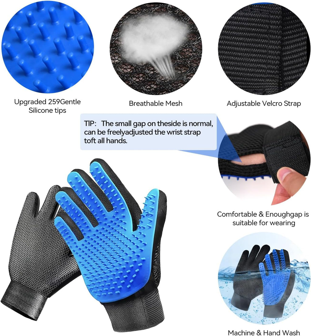 Coyrasth pet deshedding kit components organized neatly against a clean retail background
