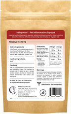 Glacier Peak Holistics Inflapotion organic pet supplement container